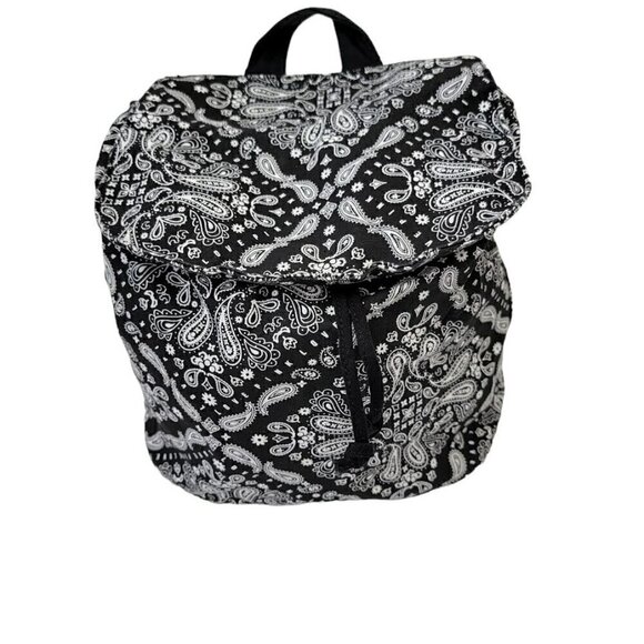 Victoria’s Secret PINK Mini Drawstring Backpack Paisley LIMITED EDITION - Picture 1 of 7